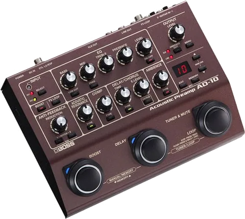 BOSS AD-10 Acoustic Preamp and FX Pedal