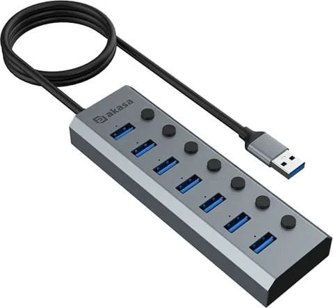 Akasa Connect 7 IPS 7 Port USB Type-A Hub