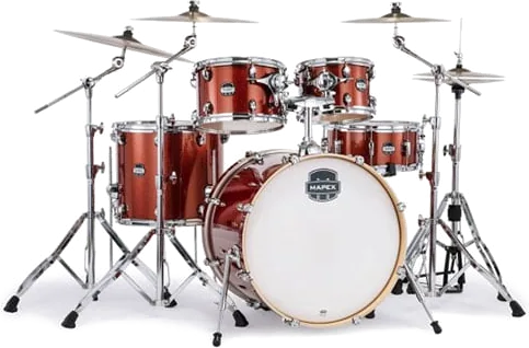 Mapex Mars Birch MA529SF Drum Shell Pack Orange Sparkle