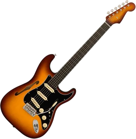 Fender Limited Edition Suona Stratocaster® Thinline, Ebony Fingerboard, Violin Burst