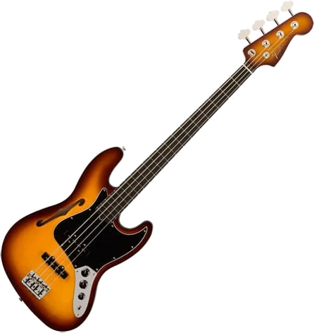 Fender Limited Edition Suona Jazz Bass® Thinline, Ebony Fingerboard, Violin Burst