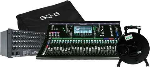 Allen & Heath SQ-6, GX4816 Stage Box, Cover & Cable Reel