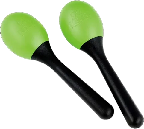 NINO Percussion - 6" Plastic Egg Maraca, Grass-Green