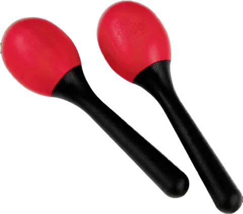 NINO Percussion - 6" Plastic Egg Maraca, Red