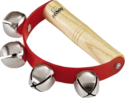 NINO - Percussion Sleigh Bell, Ergonomic grip, True sleigh bell sound