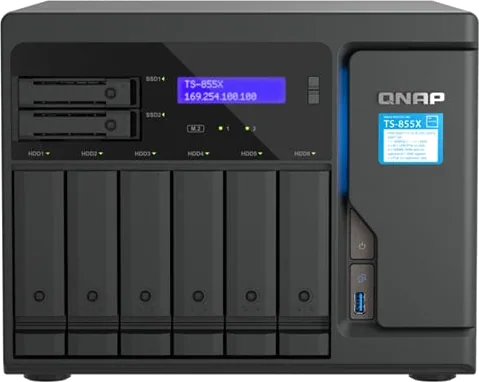 QNAP TS-855X-8G 8 Bay Desktop NAS