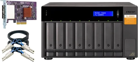QNAP TL-D800S 8 bay Desktop JBOD Storage Enclosure