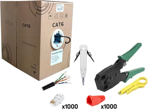 Xclio CAT6 Ethernet Networking Kit Trade Bundle