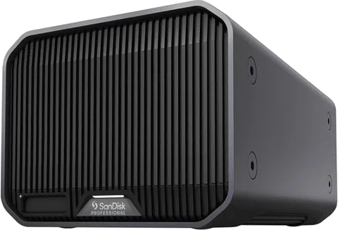 16TB G-RAID Mirror, External HDD RAID, Up to 250MB/s, RAID 1/0/JBOD, Thunderbolt 3, Space Grey
