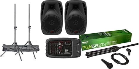 HH - Vector VRC-210 & PGA58BTS Vocal Microphone & Stands Pack - Bundle