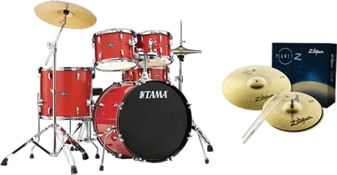 Tama STAGESTAR, 22” 5pc Kit with Hardware w/ ZP1418, Candy Red Sparkle