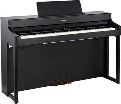 Roland - HP702-CH Digital Upright Piano Charcoal Black