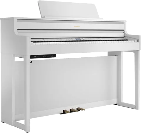 Roland HP704-WH Digital Piano with Stand (White)