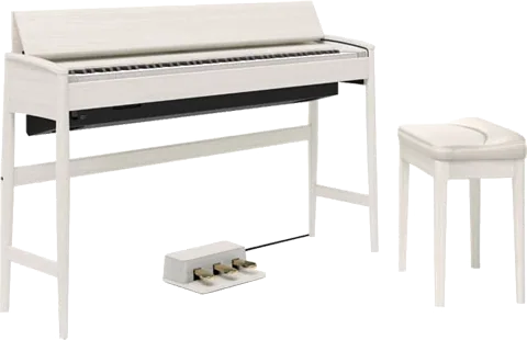 Roland KF-10 88-Key High-End Home Piano (Sheer White)