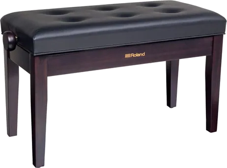 Roland - RPB-D300RW Duet Piano Bench, Rosewood, Vinyl Seat