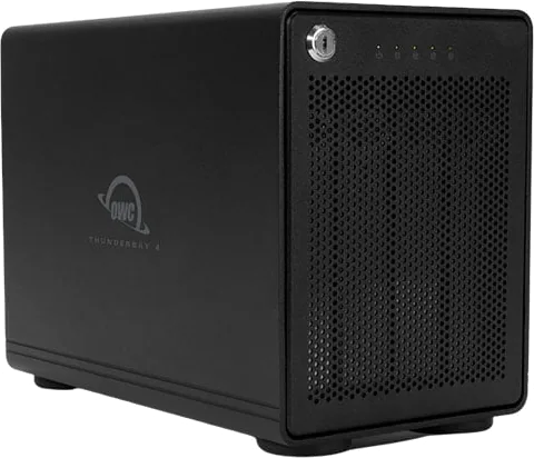4 Bay OWC ThunderBay 4, 2.5/3.5" HDD Enclosure, 40 Gbit/s, Thunderbolt 3, without SoftRAID
