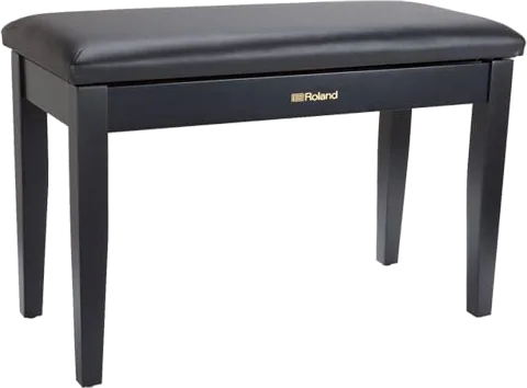 Roland - RPB-D100BK Duet Piano Bench with Storage Compartment (Satin Black)