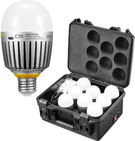 Godox C7R Knowled RGBWW Creative Bulb (8-Light Kit)