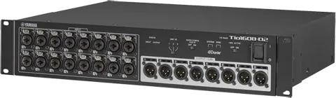 Yamaha - TIO1608-D2 Dante I/O Rack with 16 Microphone/Line Inputs and 8 Line Outputs