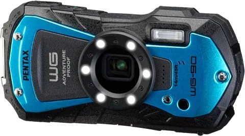 Pentax WG-90 Digital Camera (Blue)