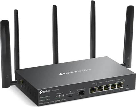 tp-link AX3000 Omada Dual Band Wi-Fi 6 4G+ LTE Gigabit Router