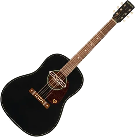 Gretsch Jim Dandy Deltoluxe Dreadnought Acoustic-electric Guitar - Black