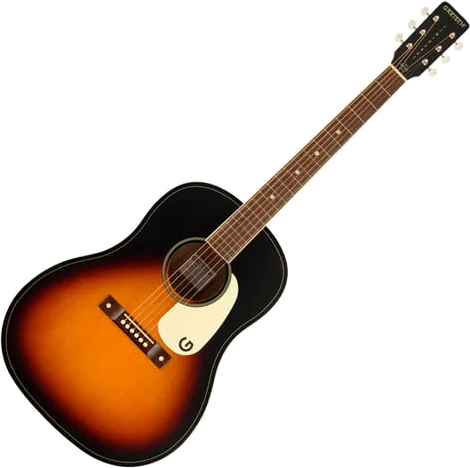 Gretsch Jim Dandy™ Dreadnought, Walnut Fingerboard, White Pickguard, Rex Burst