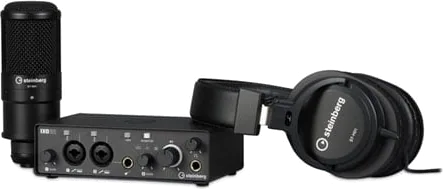 Steinberg IXO22 USB-C Audio Interface Recording Pack (Black)