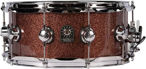 Natal 14"x6.5" Originals Maple Snare Drum (Copper Sparkle)