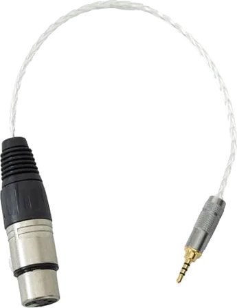 2.5mm TRRS Male to 4pin XLR Female - 20cm