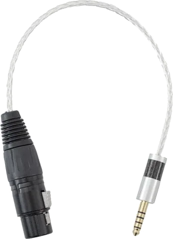 4.4mm to 4-pin XLR Female - Silver Plated - 20cm -