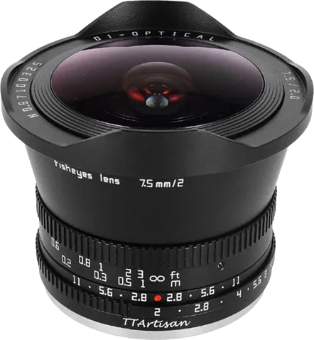 TTArtisan APS-C 7.5mm F2 Fisheye Lens
