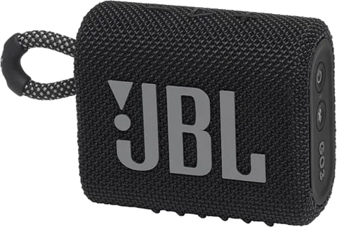 JBL GO 3 Compact Waterproof Portable Bluetooth Speaker Black