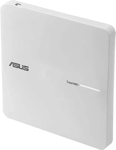 ASUS EBA63 WiFi Access Point, Dual-Band (574+2402 Mbps), 802.11ax, 802.3af PoE, Wall/Ceiling Mountable