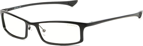 GUNNAR Phenom Blue Light/UV Filter Reading Glasses, Onyx Frame, Clear Tint, Pwr +3.0