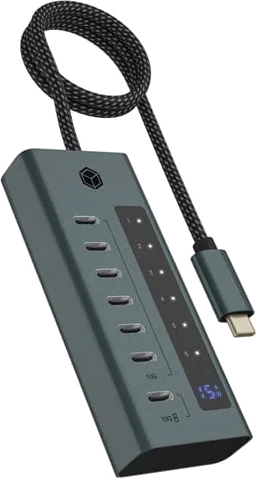 ICY BOX 7-Port USB 3.2 Gen 2 Type-C Hub