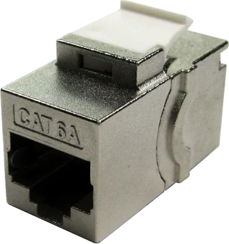 Scan UT-899CAT6AKJST CAT6A Passthrough Keystone Module