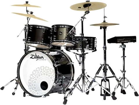 Zildjian ALCHEM-E Series Gold EX 5-piece Electronic Drum Kit