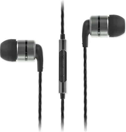 SoundMAGIC E80C In Ear Isolating Earphones with Mic Gunmetal