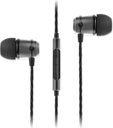 SoundMAGIC E50C In Ear Isolating Earphones with Mic Gunmetal