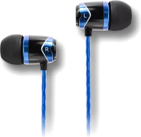 SoundMAGIC E10 In Ear Isolating Earphones Black & Blue