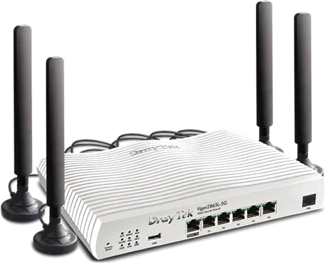 Draytek Vigor 2865L-5G-K VDSL Gigabit WAN Router with Dual SIM Backup