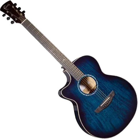 Faith - FVBLML - Blue Moon Venus Cut/Electro - Left Handed Guitar with Hardcase
