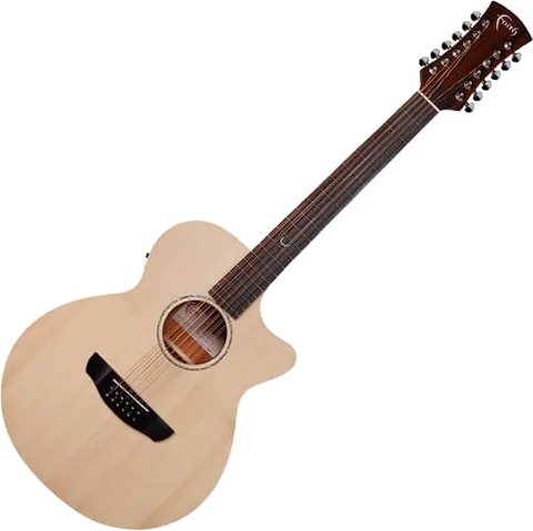 Faith FKV - Naked Venus 12 String Cut/Electro Guitar with Gig Bag
