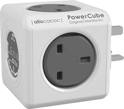 Allocacoc PowerCube 'Original Monitor' 4-Socket Mains Extension Plug
