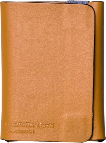 Allocacoc miniWallet, Tan, Expandable, Lightweight