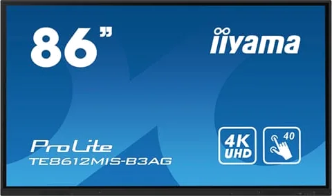 iiyama 86" TE8612MIS-B3AG 4K Interactive Touchscreen Display
