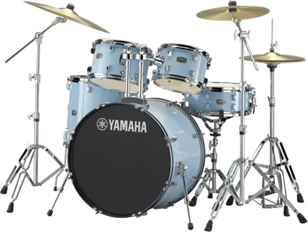 Yamaha Rydeen 22" Shell Pack Gloss Pale Blue with Hardware & Cymbals