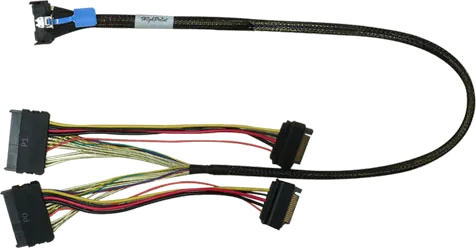 HighPoint CI08-8639-110 MCIO 8i host to SFF-8639 Cable 1M