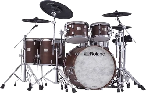 Roland VAD716 Electronic Drum Kit Satin Walnut + Free Korg Headphones